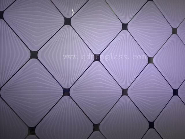 Acid Etched Design Glass (Frosted Glass, Satinize Glass)