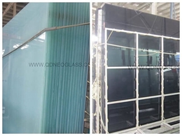 Tint Laminated Safety Glass-Grey & Milky White, Laminated Balony Glass, Laminated Balustrade Glass, Cut To Size Laminated Glass