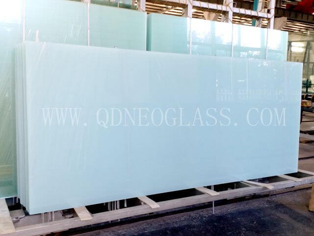 Milky White Laminated Glass,Opal White Laminated Safety Glass,White Translucent Laminated Glass,