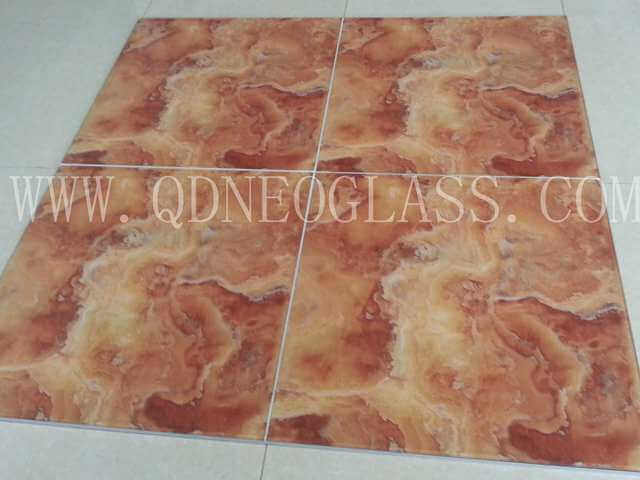 Toughened Laminated Glass With Digital Printing Design-AS/NZS 2208: 1996, CE, ISO 9002