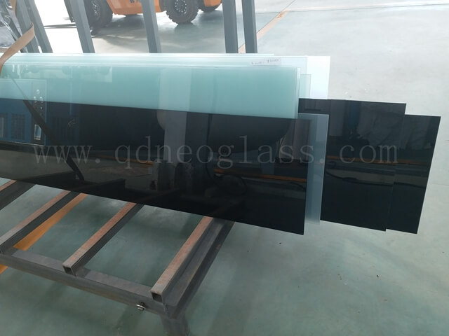 Cut to Size Black Laminated Glass