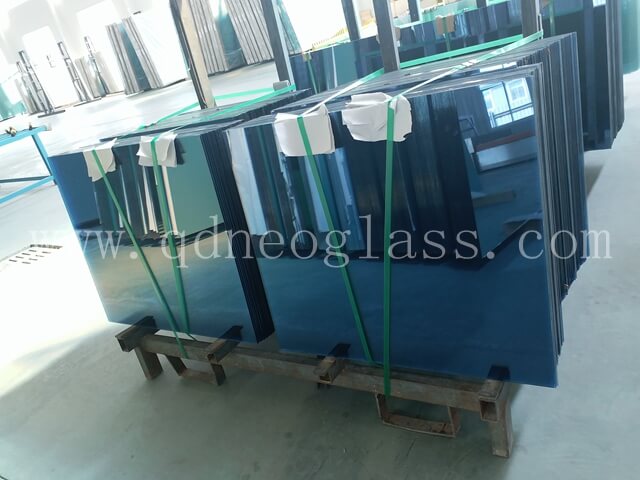 Blue Heat Strengthened Laminated Glass