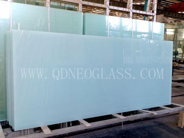 Opal White Laminated Glass